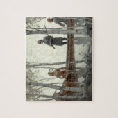 Das Letzte der Mohikaner von Newell Convers Wyeth Puzzle (Vertikal)