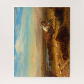 Das Letzte des Buffalo von Albert Bierstadt Puzzle (Vertikal)