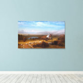 Das Letzte des Büffels Leinwanddruck (Insitu (Holzboden))