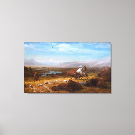 Das Letzte des Büffels Leinwanddruck (Vorderseite)