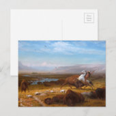 Das Letzte des Büffels Postkarte (Vorne/Hinten)