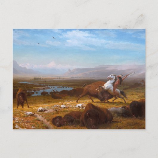 Das Letzte des Büffels Postkarte (Vorderseite)