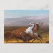 Das Letzte des Büffels Postkarte (Vorderseite)