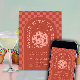 Das letzte Disco Junggeselinnen-Abschied Weekend v Einladung