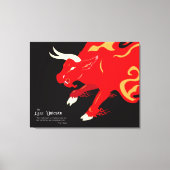 Das letzte Einhorn: Die Red Bull-Leinwand Leinwanddruck (Vorderseite)