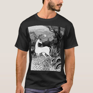 Das letzte Einhorn im Schatten des Waldjungen T-Shirt