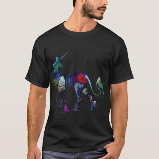 Das letzte Einhorn-Mädchen T-Shirt (Vorderseite)