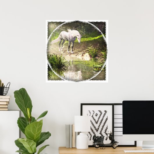 Das letzte Einhorn Poster (Heimbüro)