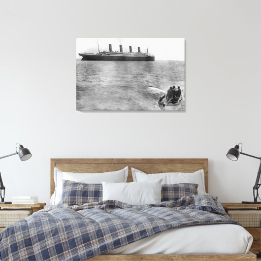 Das letzte Foto der Titanic Leinwanddruck (Insitu (Schlafzimmer))