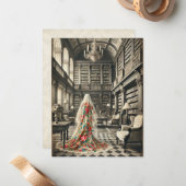 Das letzte Kapitel der Flora - Gotik Viktorianisch Mitteilungskarte (Vorderseite/Rückseite Beispiel)