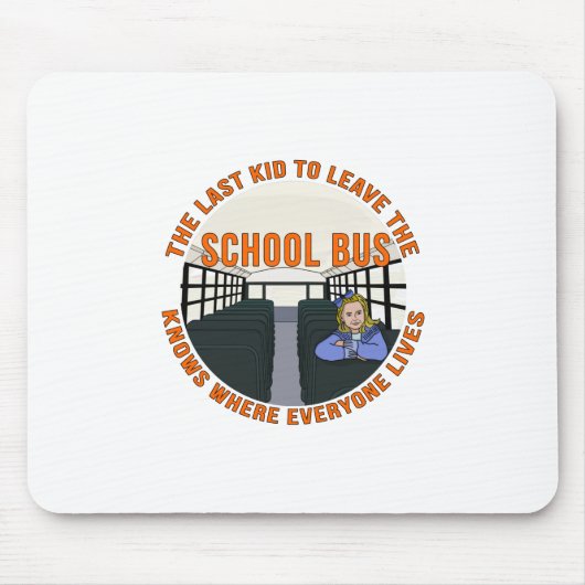 Das letzte Kind, das den Schulbus Verlassen hat Mousepad (Vorne)