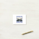Das letzte Kind, das den Schulbus Verlassen hat Post-it Klebezettel (Auf Schreibtisch)