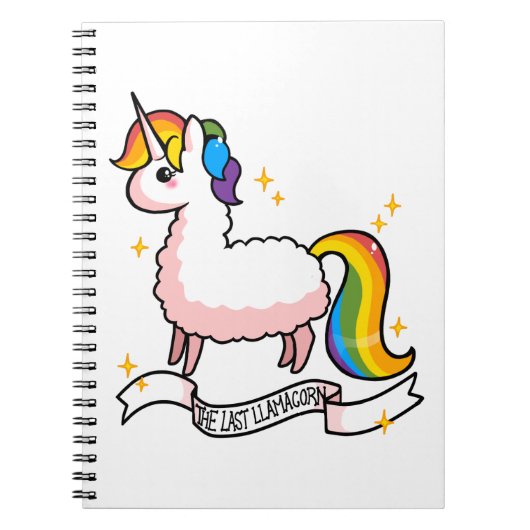 Das letzte Llamacorn Notizblock (Vorderseite)