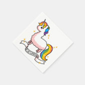 Das letzte Llamacorn Serviette (Ecke)