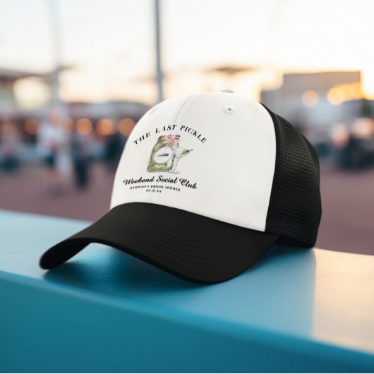 Das letzte Loch | Bachelorette Wochenende Truckerkappe