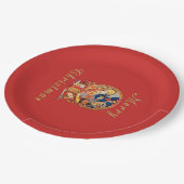 Das letzte Paket Pappteller (Schrägansicht)