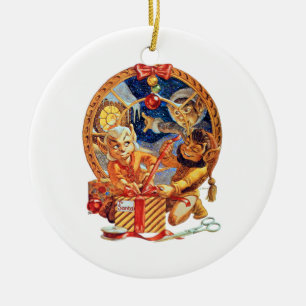 Das letzte Paket Weihnachtsschmuck