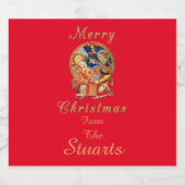 Das letzte Personalisierte Paket Schaumweinetikett (Einzelnes Label)