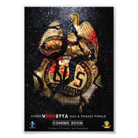 Das letzte Poster der Vendetta Teaser (Vorne)