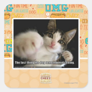 Das Letzte Quadratischer Aufkleber