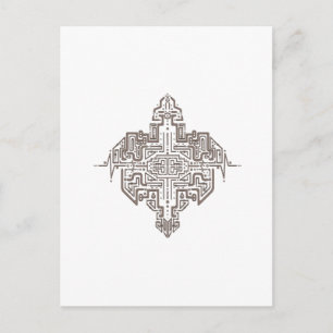 Das letzte Raster Postkarte