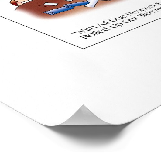 DAS LETZTE ROLL Cartoon Poster (Ecke)