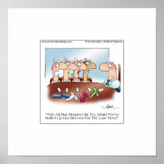 DAS LETZTE ROLL Cartoon Poster