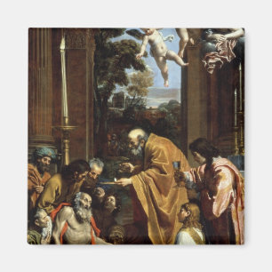 Das letzte Sakrament von St Jerome, 1614 Magnet