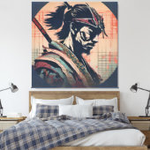Das letzte Schweigen der Samurai Leinwanddruck (Insitu (Schlafzimmer))