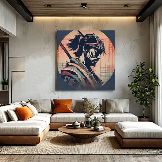 Das letzte Schweigen der Samurai Leinwanddruck