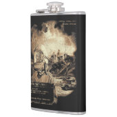 Das letzte Signal - Techno-Dystopian Streetwear Flachmann (Links)