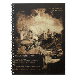 Das letzte Signal - Techno-Dystopian Streetwear Notizblock