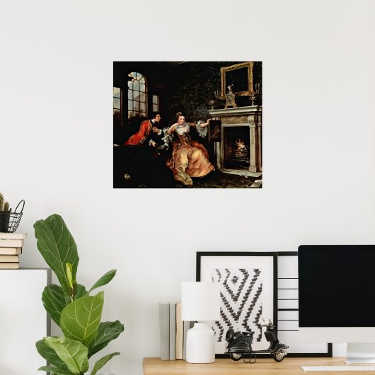 Das letzte Stück der Lady von William Hogarth Poster (Heimbüro)