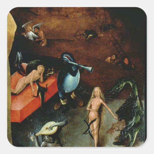 Das letzte Urteil 2 Quadratischer Aufkleber (Vorderseite)