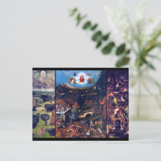 Das letzte Urteil, Bosch Postkarte (Stehend Vorderseite)