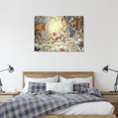 Das letzte Urteil, Deckenmalerei Leinwanddruck (Insitu (Schlafzimmer))