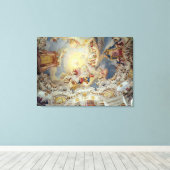 Das letzte Urteil, Deckenmalerei Leinwanddruck (Insitu (Holzboden))