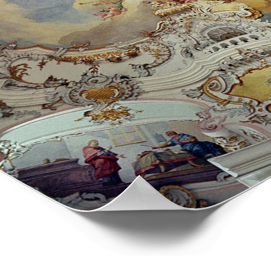 Das letzte Urteil, Deckenmalerei Poster (Ecke)