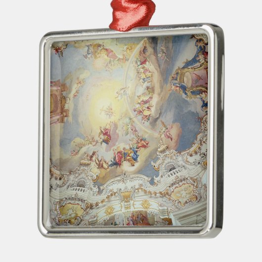 Das letzte Urteil, Deckenmalerei Silbernes Ornament (Links)