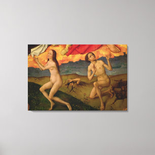 Das letzte Urteil, Detail der Auferstehung Leinwanddruck