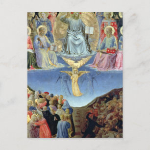 Das Letzte Urteil, die Zentralkammer eines Triptyc Postkarte
