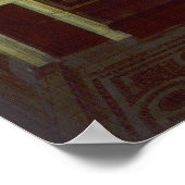 Das letzte Urteil Fresco von Michelangelo Poster (Ecke)