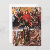 Das letzte Urteil. Hans Memling, c. 1467-1471 Postkarte (Vorne/Hinten)