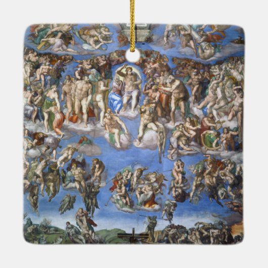 Das letzte Urteil Keramikornament (Rückseite)