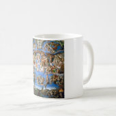 Das letzte Urteil, Michelangelo, 1536-1541 Kaffeetasse (VorderseiteRechts)