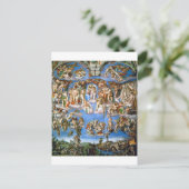 Das letzte Urteil, Michelangelo, 1536-1541 Postkarte (Stehend Vorderseite)