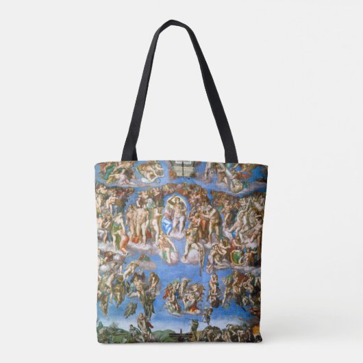 Das letzte Urteil Michelangelo, 1536-1541 Tasche (Rückseite)