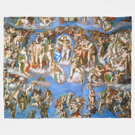 Das letzte Urteil, Michelangelo Fleecedecke (Vorderseite (Horizontal))