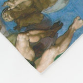 Das letzte Urteil, Michelangelo Fleecedecke (Ecke)
