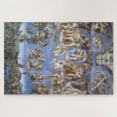 Das letzte Urteil - Michelangelos Meisterwerk Puzzle (Horizontal)